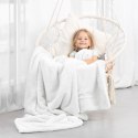 Koc Shleepy Biały Tłoczony żakardowo Nowoczesny 170x210 AmeliaHome - BLA/AH/SHLEEPY/WHITE/170X210