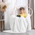 Koc Shleepy Biały Tłoczony żakardowo Nowoczesny 170x210 AmeliaHome - BLA/AH/SHLEEPY/WHITE/170X210