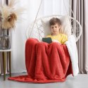 Koc Shleepy Czerwony Tłoczony żakardowo Nowoczesny 220x240 AmeliaHome - BLA/AH/SHLEEPY/RED/220X240
