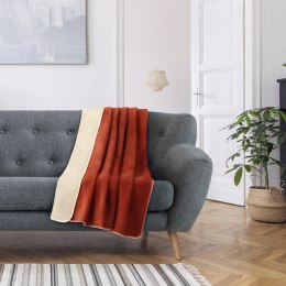 Koc Virkkuu Pomarańczowy Gładki Klasyczny 150x200 AmeliaHome - BLA/AH/VIRKKUU/ORA+SAN/SAN/150X200