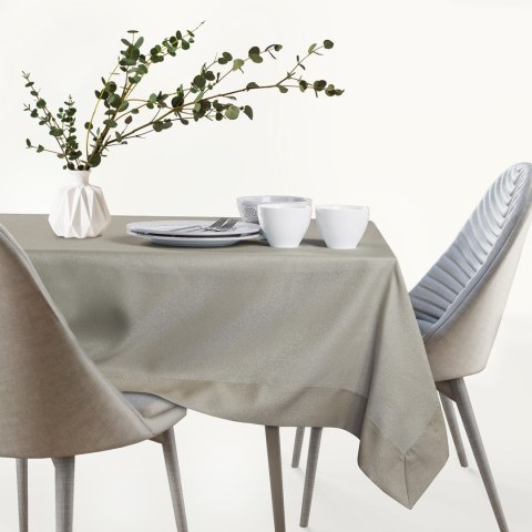 Obrus Empire Cappuccino Gładki Klasyczny 140x450 AmeliaHome - TCLOTH/AH/EMPIRE/BRD/CAPPUCCINO/140X450