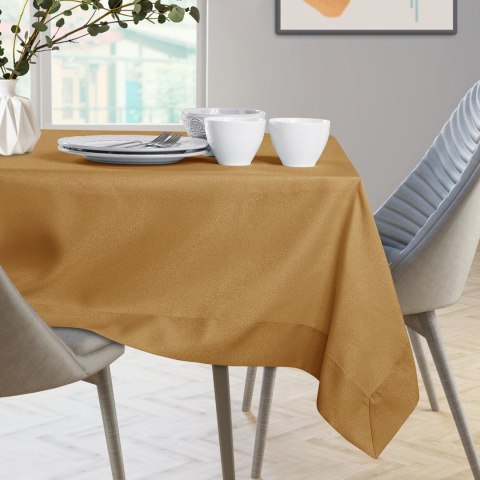 Obrus Empire Złoty Gładki Klasyczny 140x500 AmeliaHome - TCLOTH/AH/EMPIRE/BRD/GOLD/140X500