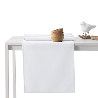 Obrus Empire Biały Gładki Klasyczny 115x300+30x300 AmeliaHome - TCLOTH/AH/EMPIRE/HMD/WHITE/SET/115x300+30x300