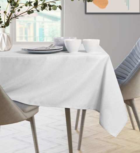 Obrus Empire Biały Gładki Klasyczny 30x100 AmeliaHome - TCLOTH/AH/EMPIRE/HMD/WHITE/30X100