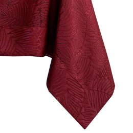 Obrus Gaia Bordowy Tłoczony Roślinny 140x300 AmeliaHome - TCLOTH/AH/GAIA/BRD/CLARET/140X300