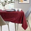 Obrus Gaia Bordowy Tłoczony Roślinny 140x340 AmeliaHome - TCLOTH/AH/GAIA/BRD/CLARET/140X340