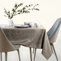 Obrus Gaia Cappuccino Tłoczony Roślinny 110x240 AmeliaHome - TCLOTH/AH/GAIA/BRD/CAPPUCCINO/110X240