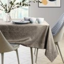 Obrus Gaia Cappuccino Tłoczony Roślinny 140x340 AmeliaHome - TCLOTH/AH/GAIA/BRD/CAPPUCCINO/140X340