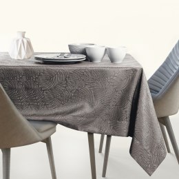 Obrus Gaia Brązowy Tłoczony Roślinny 130x130 AmeliaHome - TCLOTH/AH/GAIA/BRD/COCOA/130X130