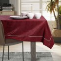 Obrus Gaia Bordowy Tłoczony Roślinny 140x340 AmeliaHome - TCLOTH/AH/GAIA/BRD/PPG/CLARET/140X340