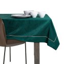 Obrus Gaia Butelkowa zieleń Tłoczony Roślinny 140x450 AmeliaHome - TCLOTH/AH/GAIA/BRD/PPG/BOTTLEGREEN/140X450