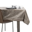 Obrus Gaia Cappuccino Tłoczony Roślinny 110x160 AmeliaHome - TCLOTH/AH/GAIA/BRD/PPG/CAPPUCCINO/110X160