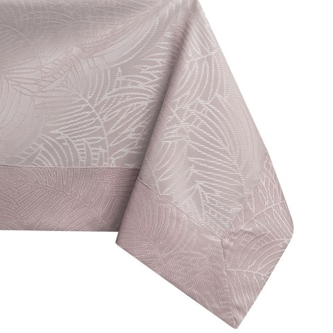 Obrus Gaia Pudrowy róż Tłoczony Roślinny 140x500 AmeliaHome - TCLOTH/AH/GAIA/BRD/POWDERPINK/140X500