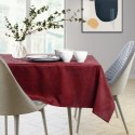 Obrus Gaia Bordowy Tłoczony Roślinny 130x130 AmeliaHome - TCLOTH/AH/GAIA/HMD/CLARET/130X130