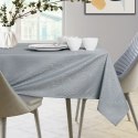 Obrus Gaia Szary Tłoczony Roślinny 130x130 AmeliaHome - TCLOTH/AH/GAIA/HMD/LIGHTGREY/130X130