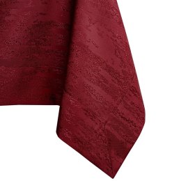 Obrus Vesta Bordowy Tłoczony Nowoczesny 110x110 AmeliaHome - TCLOTH/AH/VESTA/BRD/CLARET/110X110