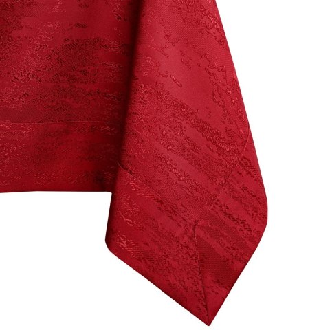 Obrus Vesta Bordowy Tłoczony Nowoczesny 110x160 AmeliaHome - TCLOTH/AH/VESTA/BRD/CLARET/110X160