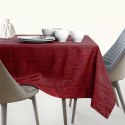 Obrus Vesta Bordowy Tłoczony Nowoczesny 130x180 AmeliaHome - TCLOTH/AH/VESTA/BRD/CLARET/130X180