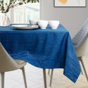 Obrus Vesta Indygo Tłoczony Nowoczesny 140x450 AmeliaHome - TCLOTH/AH/VESTA/BRD/INDIGO/140X450