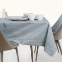 Obrus Vesta Szary Tłoczony Nowoczesny 140x340 AmeliaHome - TCLOTH/AH/VESTA/BRD/LIGHTGREY/140X340