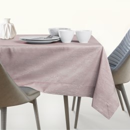 Obrus Vesta Pudrowy róż Tłoczony Nowoczesny 140x300 AmeliaHome - TCLOTH/AH/VESTA/BRD/POWDERPINK/140X300