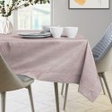 Obrus Vesta Pudrowy róż Tłoczony Nowoczesny 140x450 AmeliaHome - TCLOTH/AH/VESTA/BRD/POWDERPINK/140X450