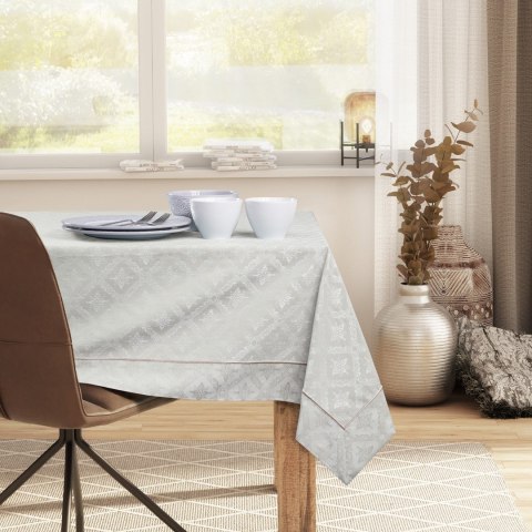 Obrus Maya Beżowy Drukowany Klasyczny 120x240 DecoKing - TCLOTH/DK/MAYA/BRD/PPG/LIGHTBEIGE/120X240