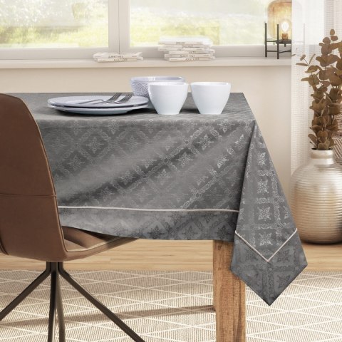 Obrus Maya Brązowy Drukowany Klasyczny 140x240 DecoKing - TCLOTH/DK/MAYA/BRD/PPG/COCOA/140X240