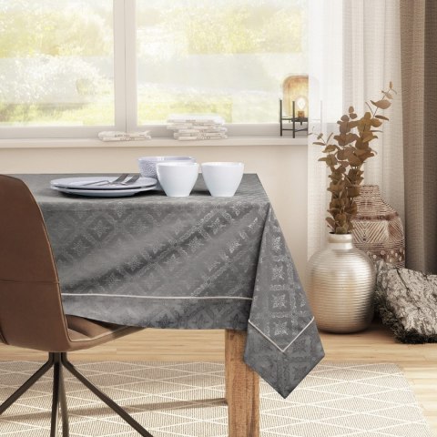 Obrus Maya Brązowy Drukowany Klasyczny 140x280 DecoKing - TCLOTH/DK/MAYA/BRD/PPG/COCOA/140X280