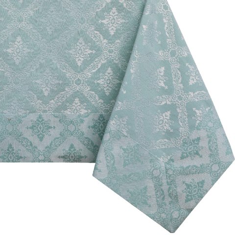 Obrus Maya Miętowy Drukowany Klasyczny 160x220 DecoKing - TCLOTH/DK/MAYA/BRD/MINT/160X220