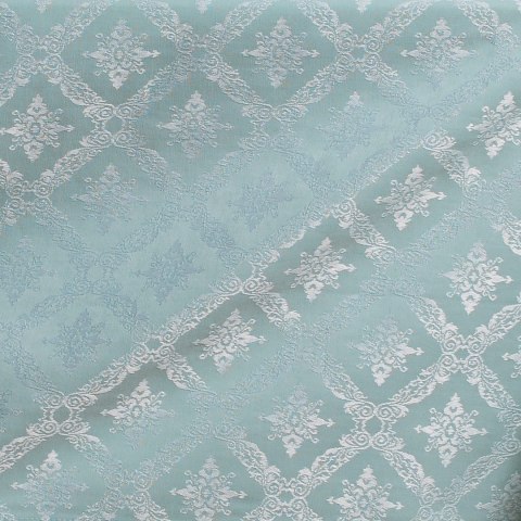 Obrus Maya Miętowy Drukowany Klasyczny 110 koło DecoKing - TCLOTH/DK/MAYA/HMD/MINT/R110X110