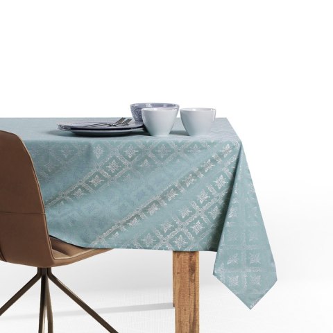 Obrus Maya Miętowy Drukowany Klasyczny 120 koło DecoKing - TCLOTH/DK/MAYA/HMD/MINT/R120X120