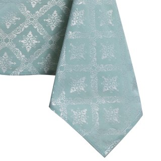Obrus Maya Miętowy Drukowany Klasyczny 140x200 owal DecoKing - TCLOTH/DK/MAYA/HMD/MINT/O140X200