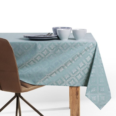 Obrus Maya Miętowy Drukowany Klasyczny 140 koło DecoKing - TCLOTH/DK/MAYA/HMD/MINT/R140X140