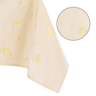 Obrus Christmas Eve Żółty Drukowany Świąteczny 140x280 AmeliaHome - TCLOTH/AH/CHRISTMASEVE/HMD/GOLD/140X280