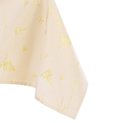 Obrus Christmas Eve Żółty Drukowany Świąteczny 40x120 AmeliaHome - TCLOTH/AH/CHRISTMASEVE/HMD/GOLD/40X120
