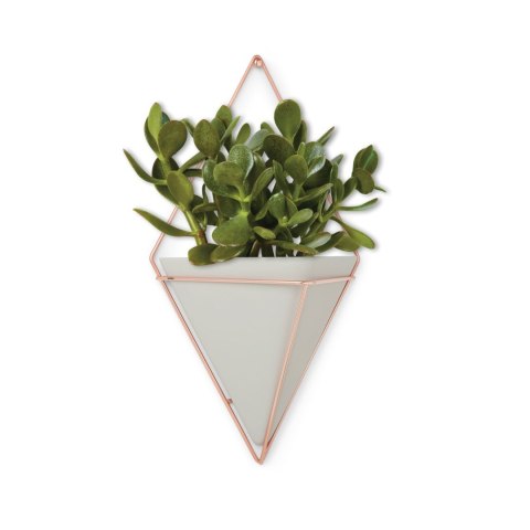 Donica TRIGG styl nowoczesny umbra - DISPLAY/TRIGG/WALL/COPPER/LARGE