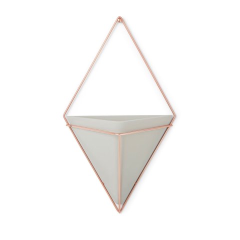Donica TRIGG styl nowoczesny umbra - DISPLAY/TRIGG/WALL/COPPER/LARGE