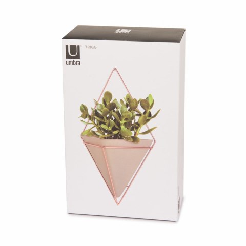Donica TRIGG styl nowoczesny umbra - DISPLAY/TRIGG/WALL/COPPER/LARGE