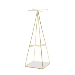 Organizer na biżuterię, kosmetyki PRISMA umbra - STAND/PRISMA/JEWELRY/BRASS