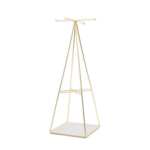 Organizer na biżuterię, kosmetyki PRISMA umbra - STAND/PRISMA/JEWELRY/BRASS