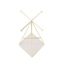Organizer na biżuterię, kosmetyki PRISMA umbra - STAND/PRISMA/JEWELRY/BRASS