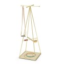 Organizer na biżuterię, kosmetyki PRISMA umbra - STAND/PRISMA/JEWELRY/BRASS
