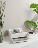 Organizer na biżuterię, kosmetyki STOWIT umbra - BOX/STOWIT/JEWELRY/WHITE/NICKEL