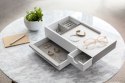Organizer na biżuterię, kosmetyki STOWIT umbra - BOX/STOWIT/JEWELRY/WHITE/NICKEL