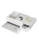 Organizer na biżuterię, kosmetyki STOWIT umbra - BOX/STOWIT/JEWELRY/WHITE/NICKEL