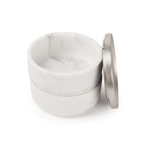 Organizer na biżuterię, kosmetyki TESORA umbra - BOX/TESORA/JEWELRY/WHITE/NICKEL
