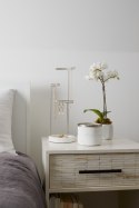 Organizer na biżuterię, kosmetyki TESORA umbra - BOX/TESORA/JEWELRY/WHITE/NICKEL