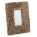 Ramka FUR  brązowy styl nowoczesny ameliahome - PHOTOFRAME/AH/FUR/BROWN/19X24