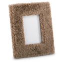 Ramka FUR  brązowy styl nowoczesny ameliahome - PHOTOFRAME/AH/FUR/BROWN/21X26